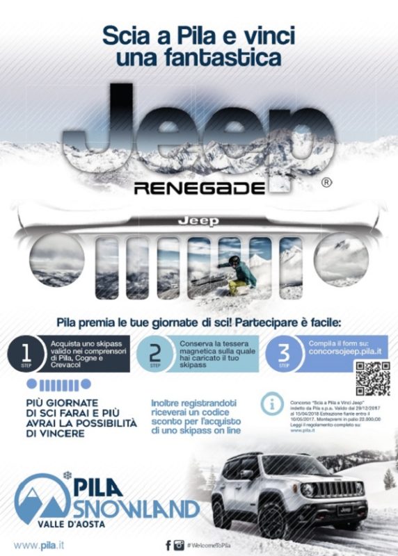Scia a Pila e vinci Jeep