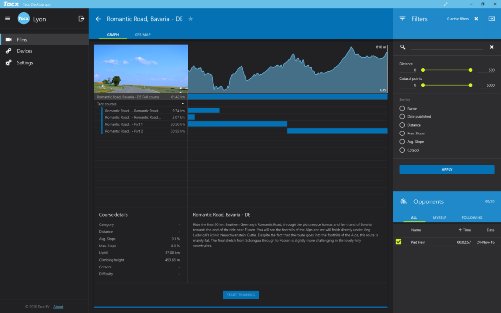 Tacx Desktop app